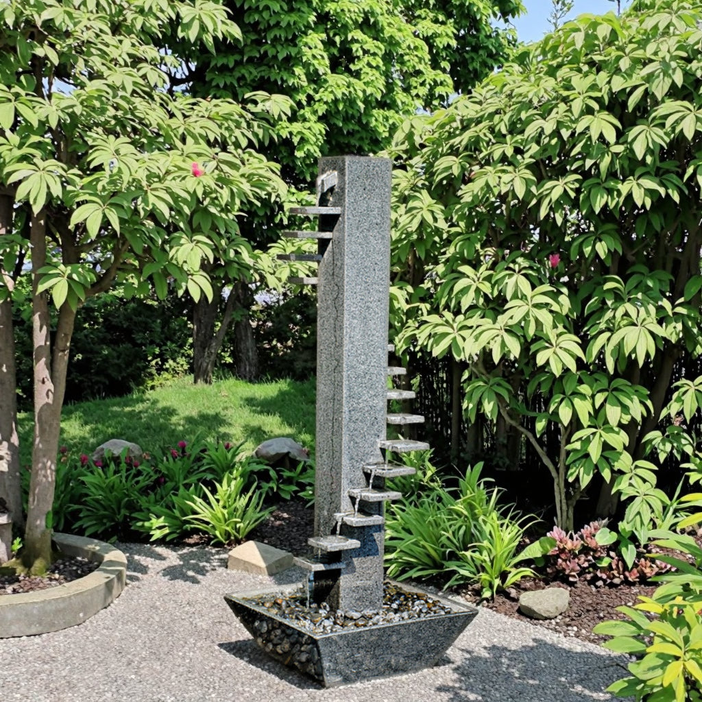 Udaipur Handicrafts Granite Fountain and Garden Decor for Home, Offices, Mall, Garden and public places