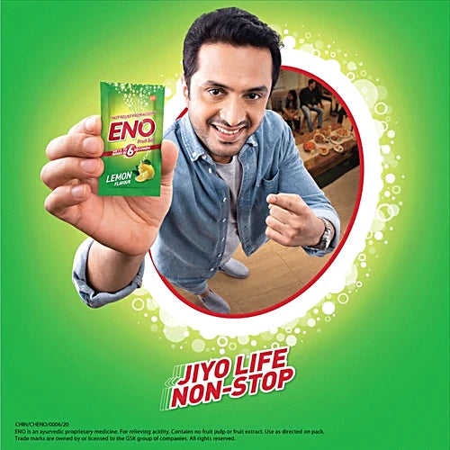 Eno Fruit Salt - Lemon Flavour, 5 g