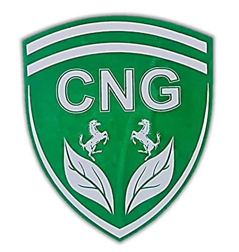 Akshar Arts Bhuwana CNG Decal Sticker for Car Bike Laptop