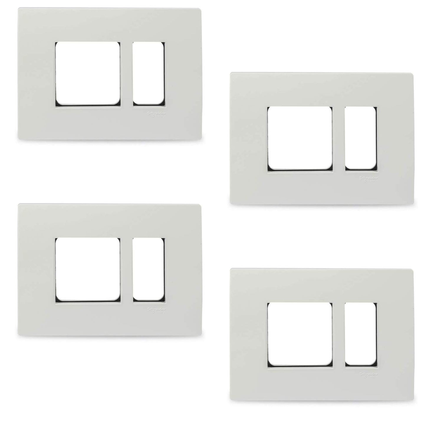 Schneider Electric Opale-3 Module Grid and Cover Plate (Pack of 4)
