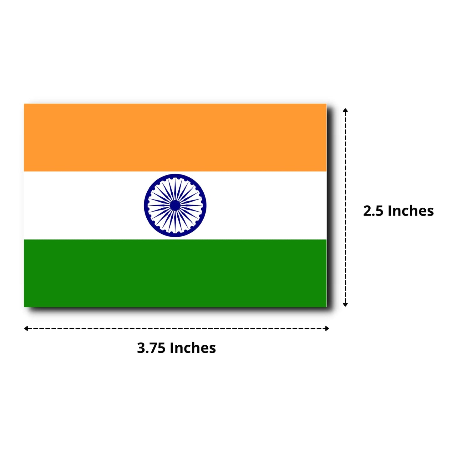 Akshar Arts Bhuwana Fridge Magnet for Refrigerator, Home Decoration, Kitchen & Gifting Purpose - Indian Flag