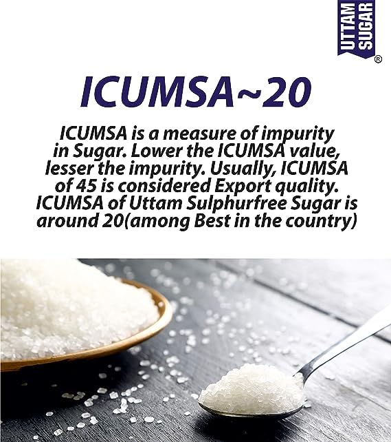Uttam Sugar Sulphurless Sugar, 5kg