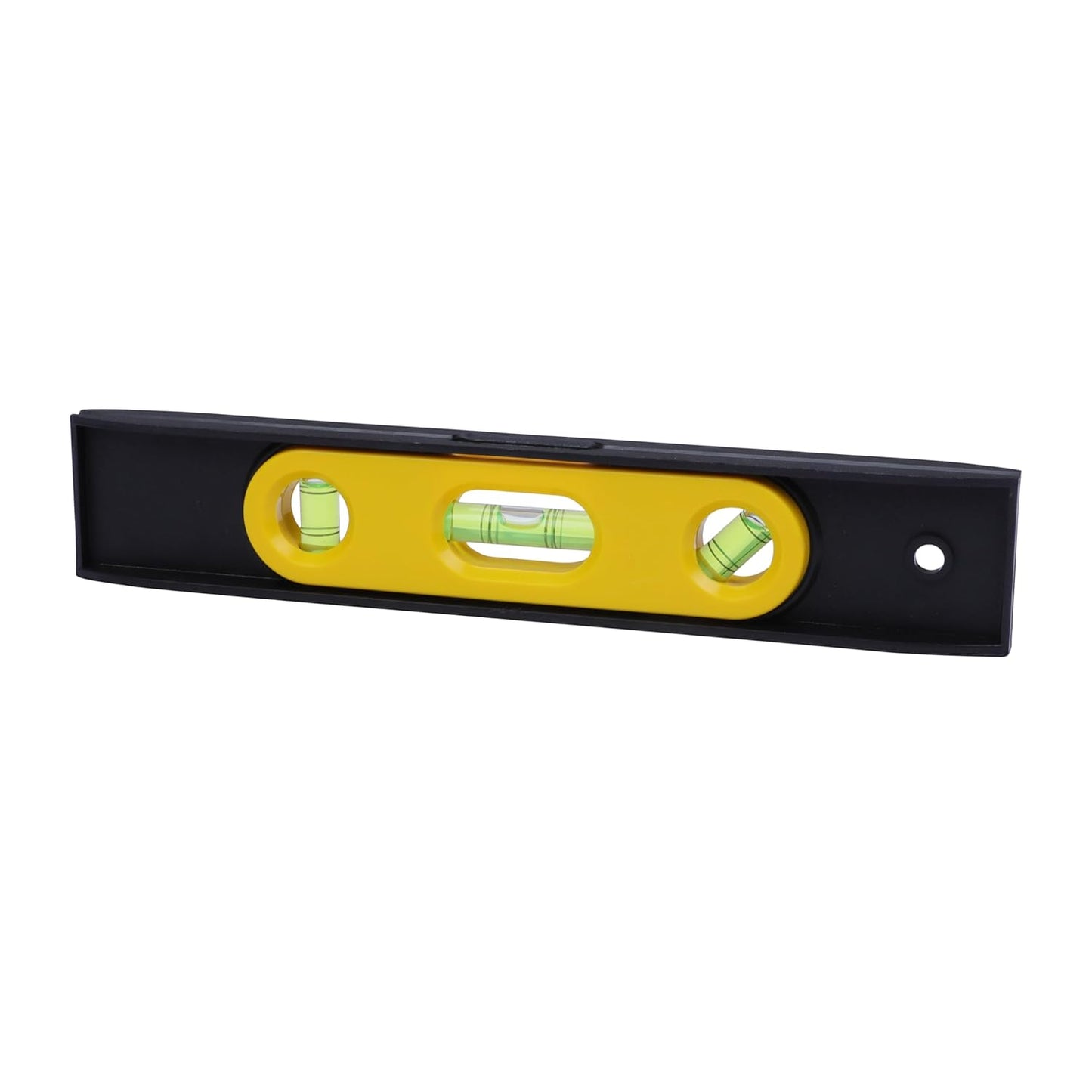 STANLEY STHT42264-812 Plastic Torpedo Level Magnetic-225mm/9'', High Impact ABS Plastic for Durability, 3 Vials, Ideal for Wood & Concrete Measurement, Yellow