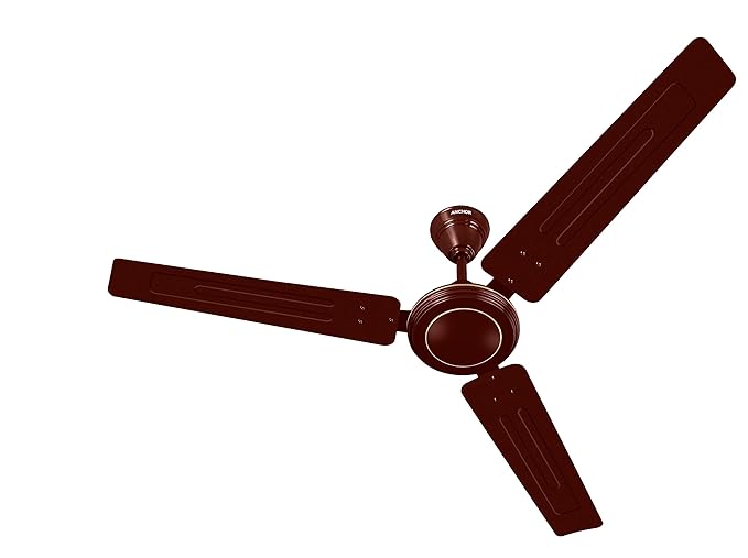 Anchor by Panasonic Coolking Star High Speed Ceiling Fan | 1 Star Rated 1200mm (48 Inch) Ceiling Fan for Home, Office (2 Yrs Warranty) (Brown)