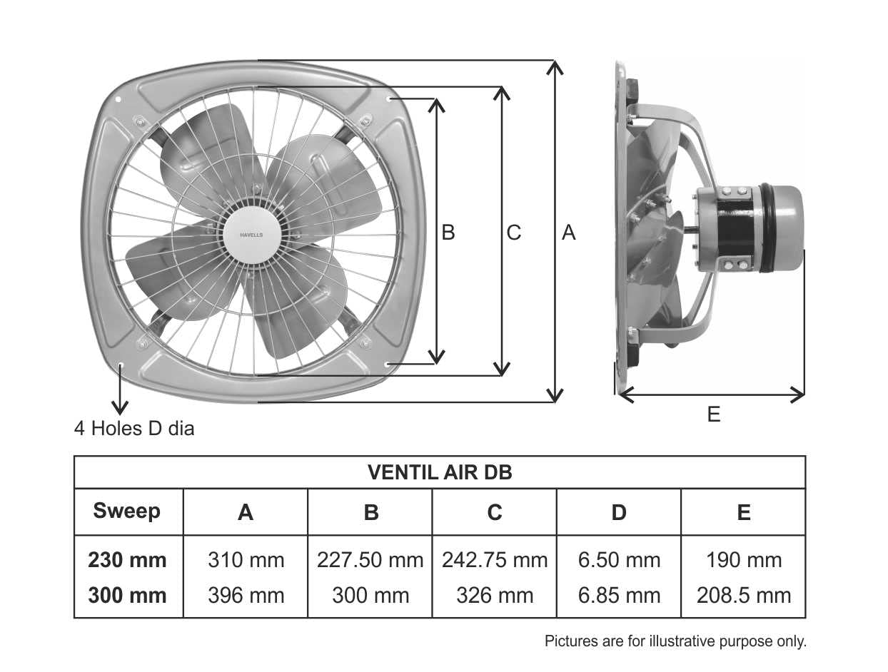 Havells Ventil Air DB 300mm Exhaust Fan| Watt: 70 | RPM: 1400| Air Delivery: 1770 CMM | Suitable for Kitchen, Bathroom, and Office|2 Years Manufacturer Warranty(Pista Green)