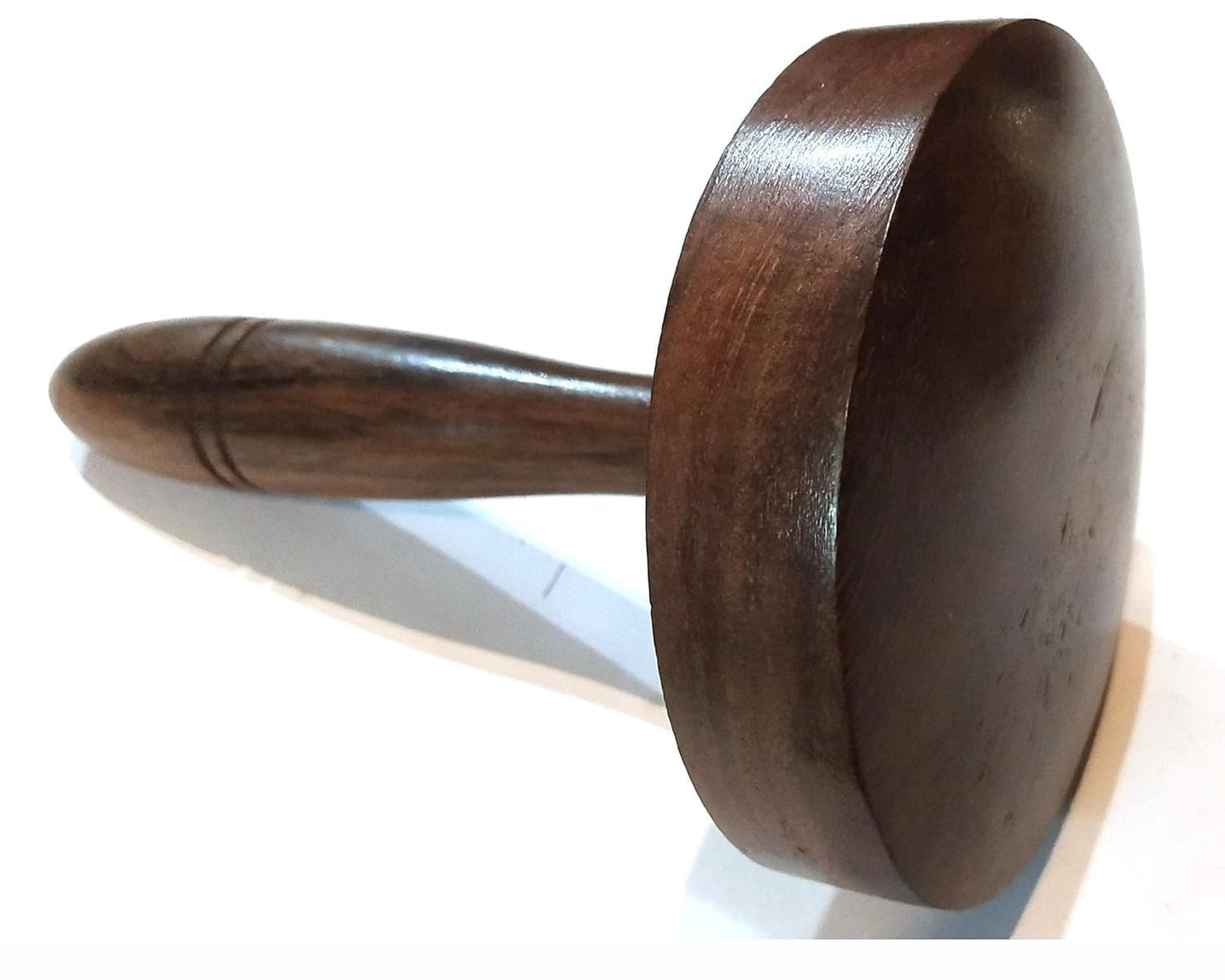 Udaipur Handicrafts | Single Block/Jointless Wood | Paratha Saeki | Roti Presser | Potato/Pav Bhaji Masher | 1 Pc