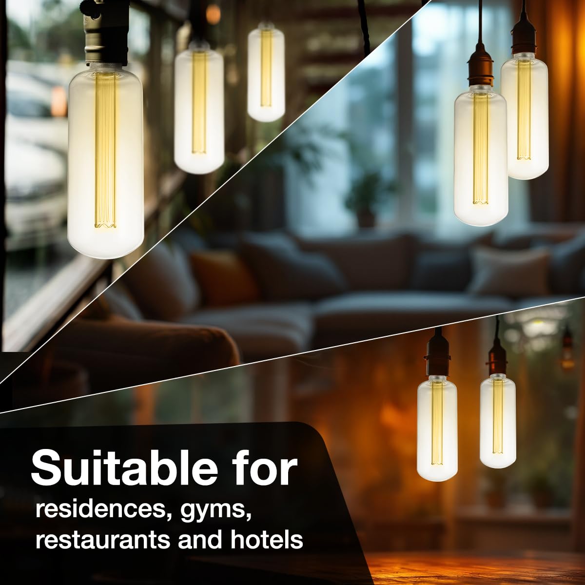 Havells LED Decorative Bulb-Opulence T105P Clear 4W 6500K E27 Lamp