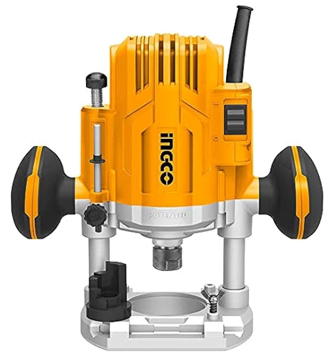 INGCO 6/8/12 mm 1600 Watt Electric Plunge Router RT160028
