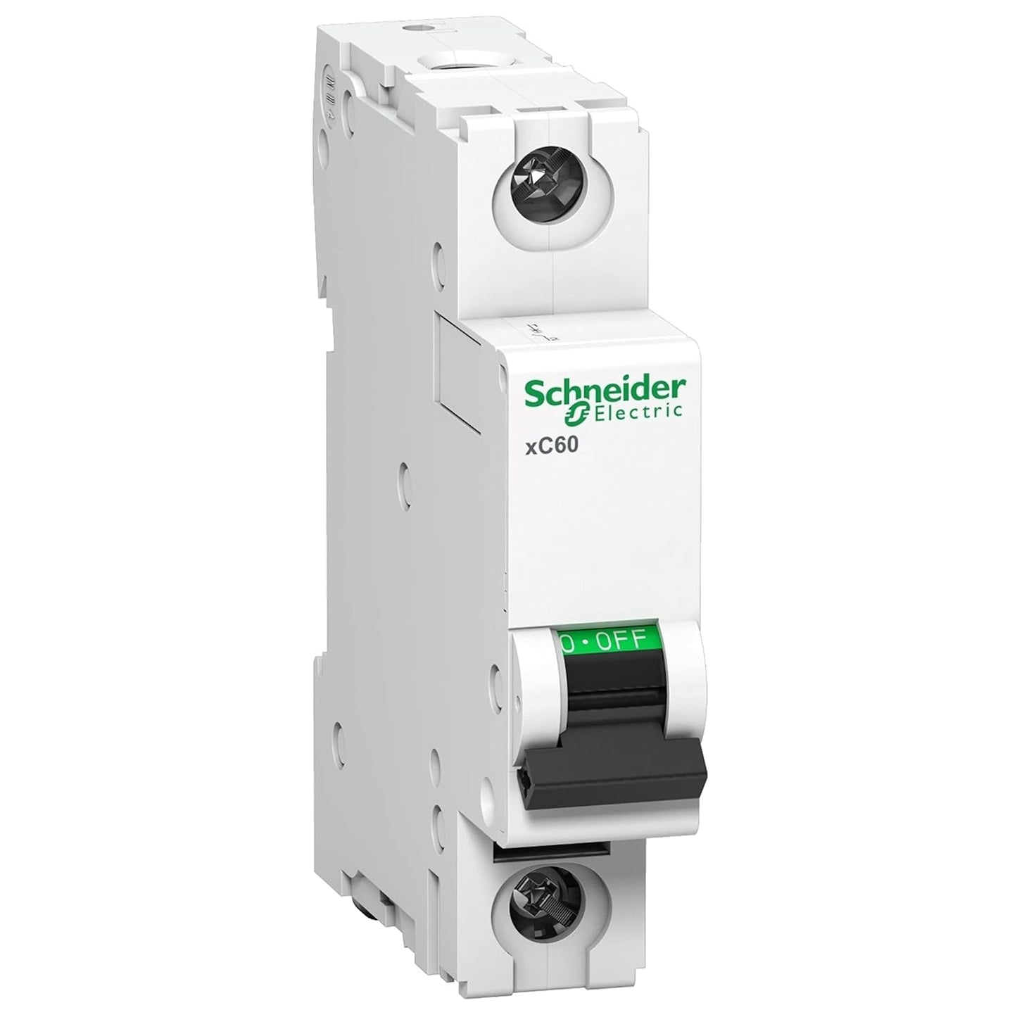 Schneider Electric Acti9 MCB A9N1P06C, 6Amp 1 Pole MCB, C Curve, 10000A (10kA) White Color Miniature Circuit Breaker