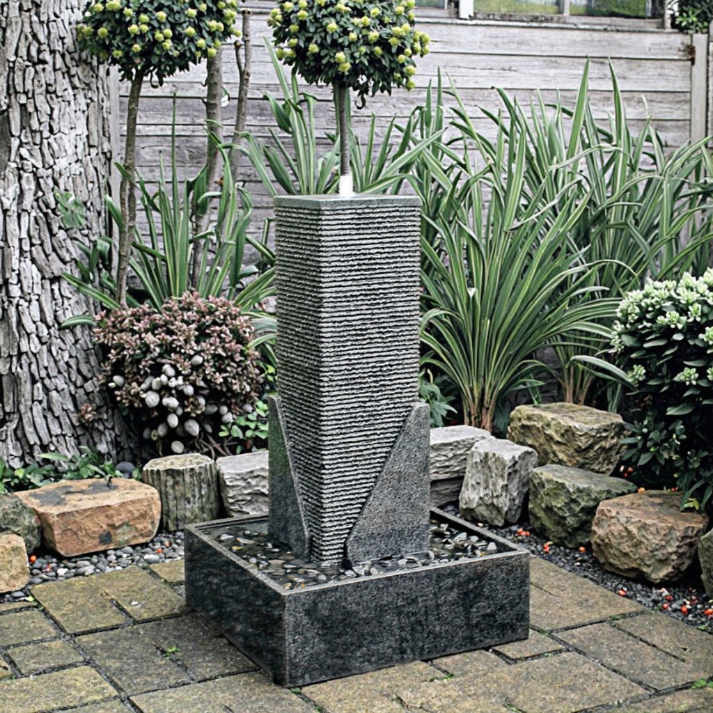 Udaipur Handicrafts Granite Fountain and Garden Decor for Home, Offices, Mall, Garden and public places