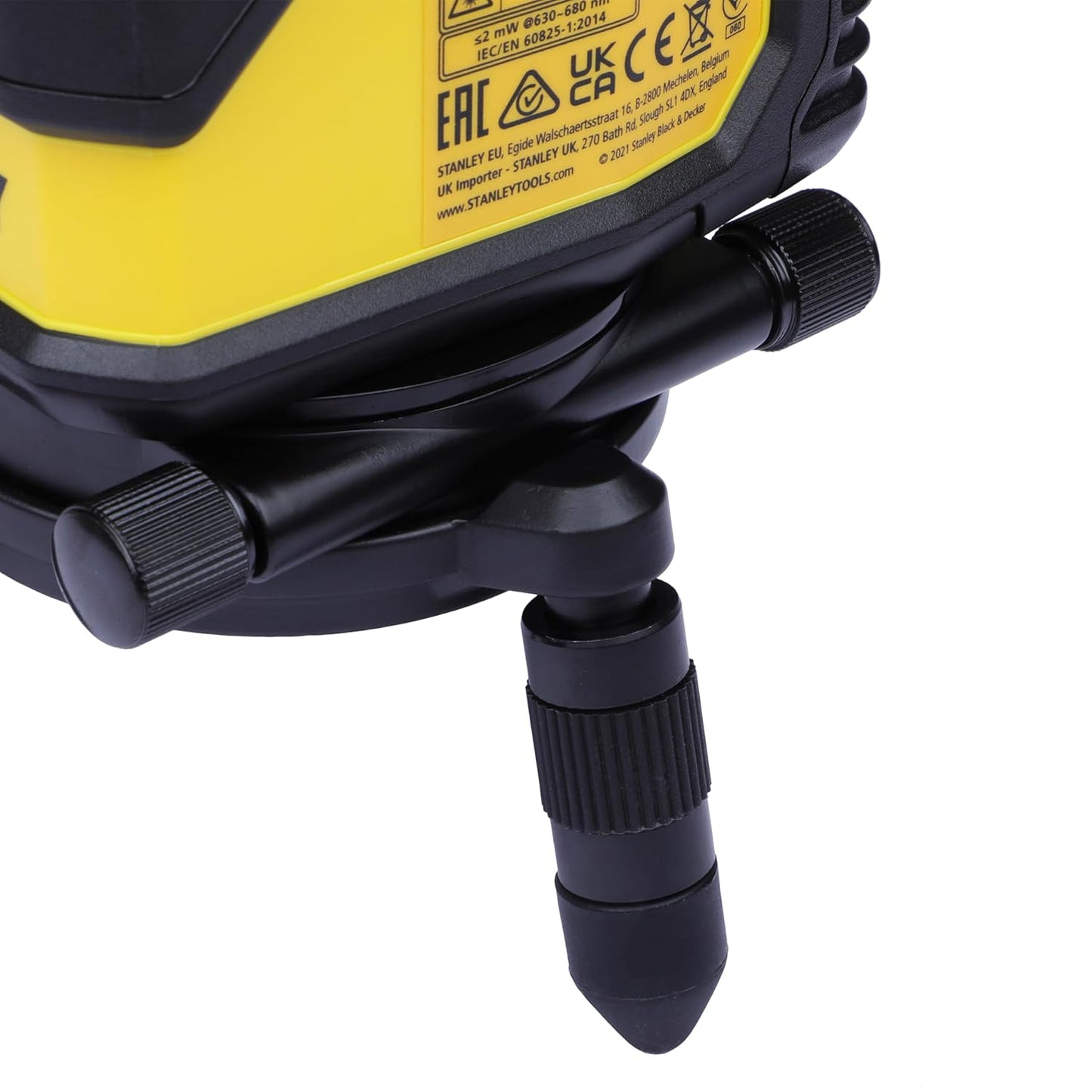 STANLEY STHT77514-1 Plastic Multiline Laser with 2*AA Batteries for Home, DIY & Professional Use, 1 Year Warranty, YELLOW & BLACK