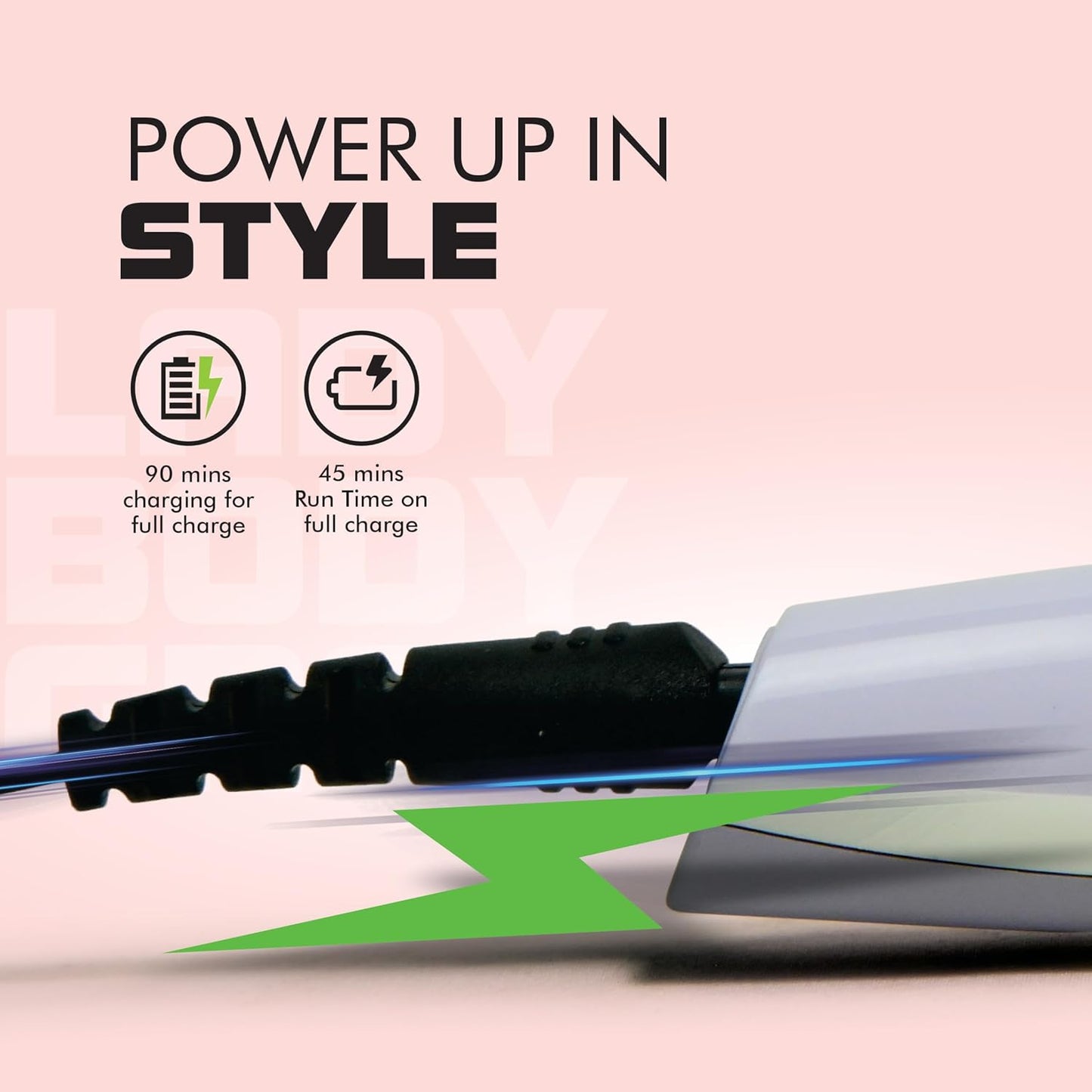 Havells 4-In-1 Lady Body Groomer | Bikini & Eyebrow Trimmer With Protective Combs | Recharegeable (Battery Powered) | Travel Friendly Pouch | 2 Years Guarantee | Stunning Purple | Fd5004 - Unisex