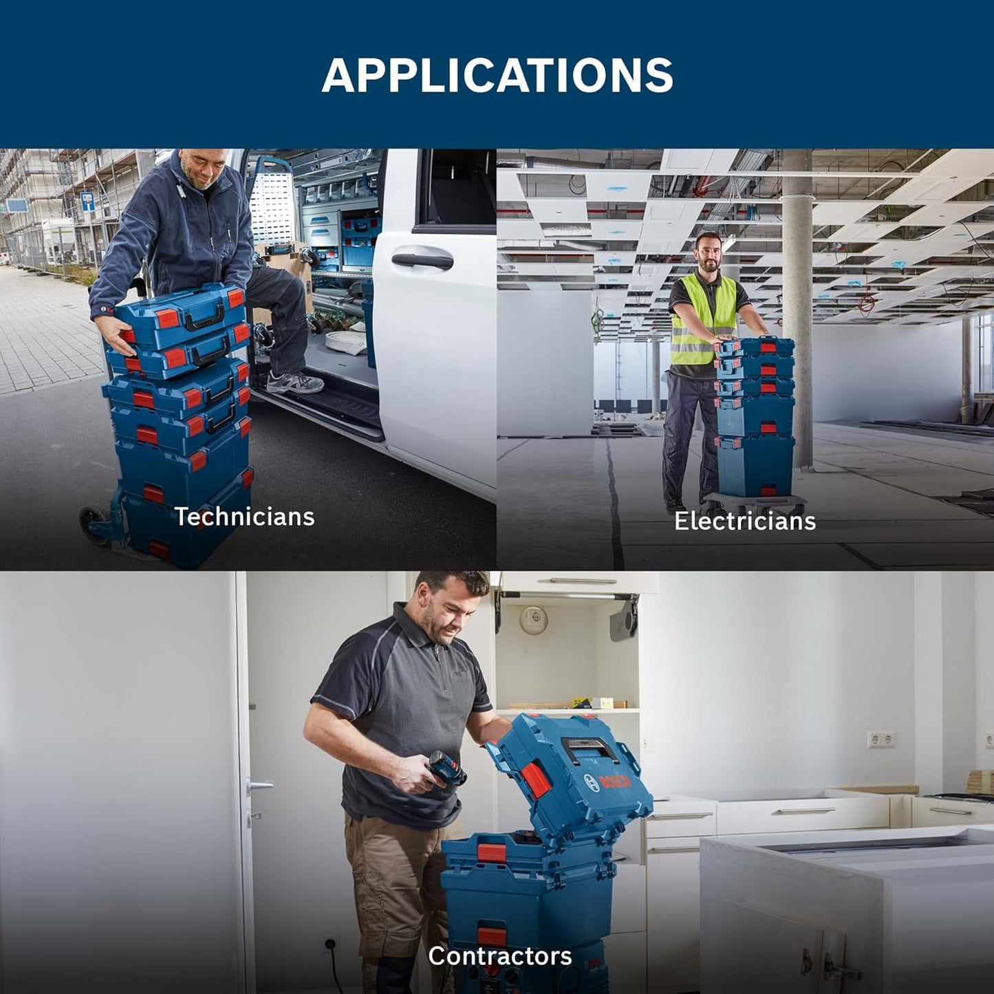 Bosch L-BOXX 102 Professional - Stackable Tool Box/Storage Case