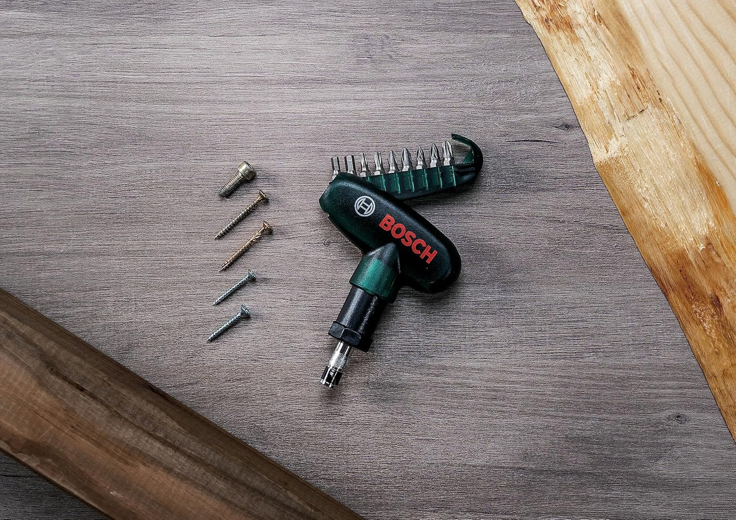 Bosch Pocket Screwdriver Bit Set, 10 Pieces, For Basic Screwdriving With 25mm Screwdriver Bits