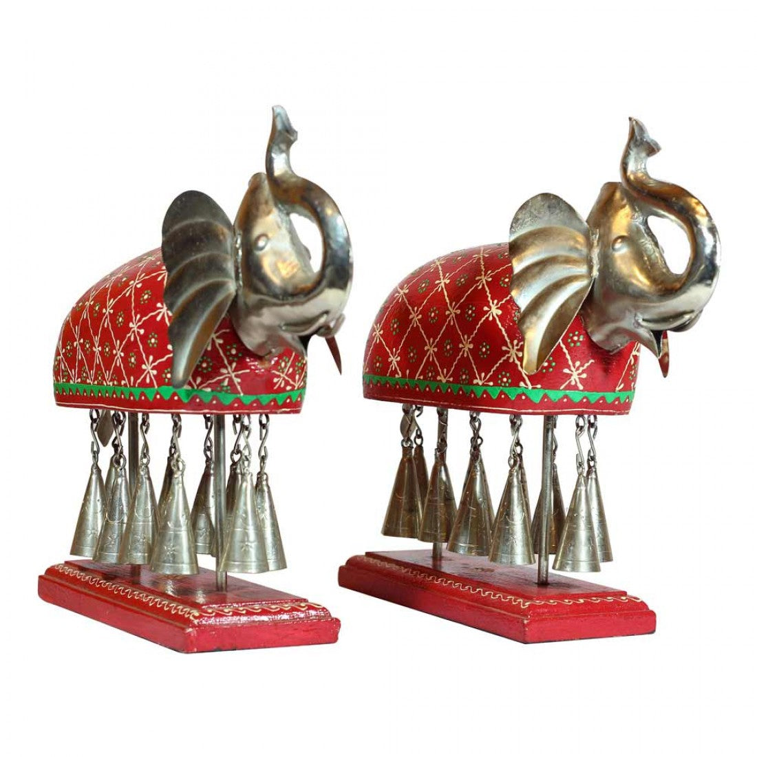 Metal Bell Elephant Set