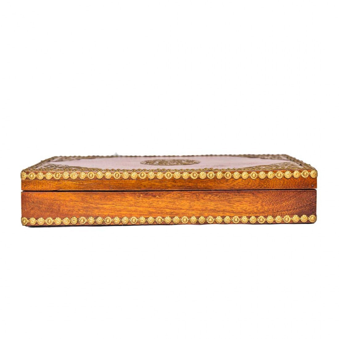 Brass Work Box ( Antique brass work wooden box ( 12 x 18 inch) )