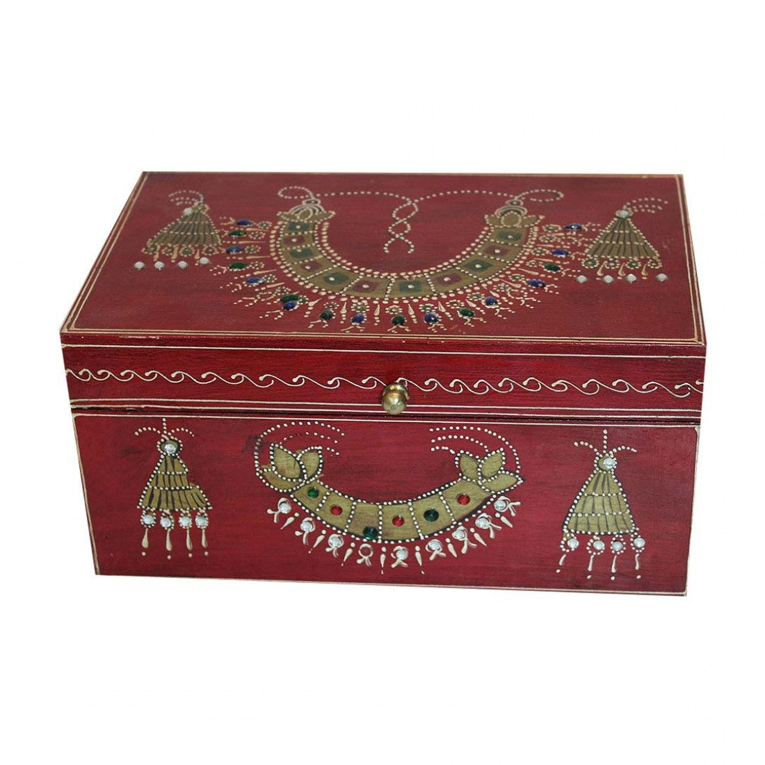 Royal Red Maharani Jewellery Box