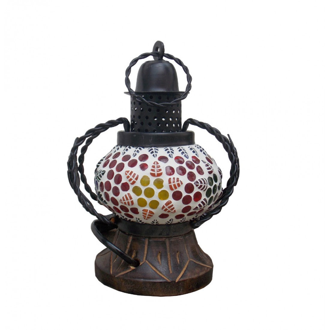 Glass Mosaic Handi Lamp Small
