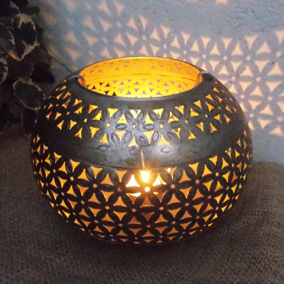 Handi Tea Light Antique Silver (Large)