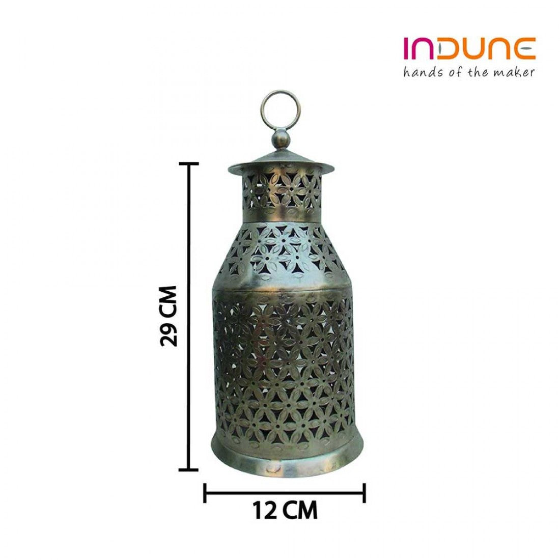 Tower Tea Light Antique Silver