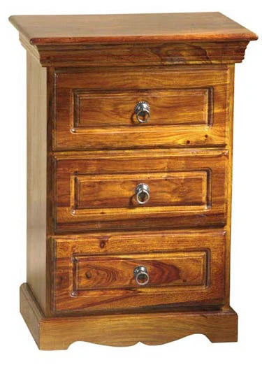 Udaipur Handicrafts Wood Bed Side Table