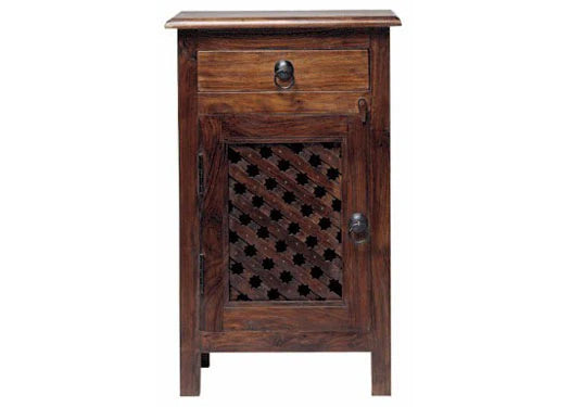 Udaipur Handicrafts Wood Bed Side Table