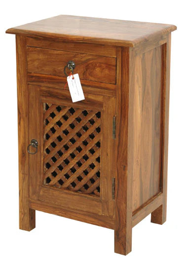 Udaipur Handicrafts Wood Bed Side Table