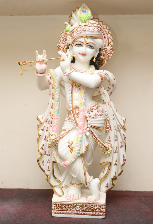 Lord Krishna Marble Stone
