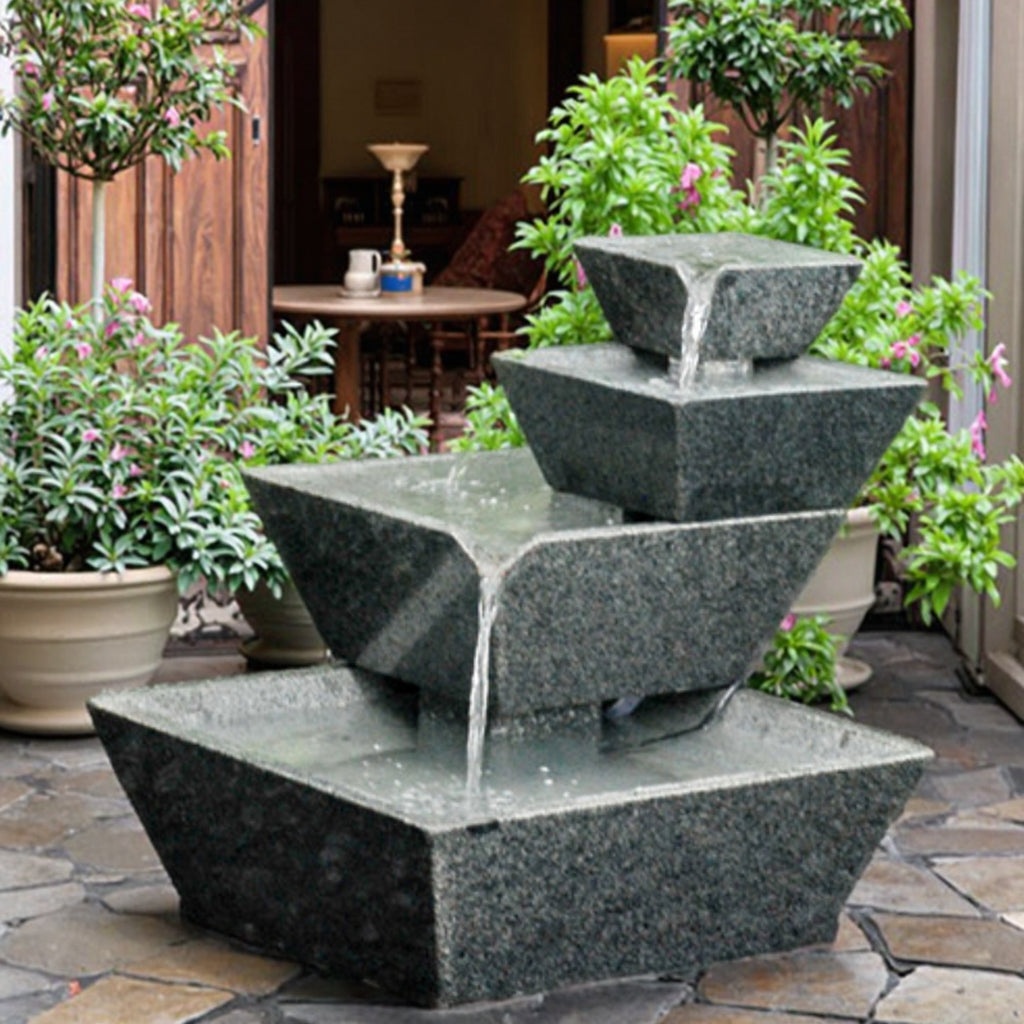 Udaipur Handicrafts Granite Fountain and Garden Decor for Home, Offices, Mall, Garden and public places