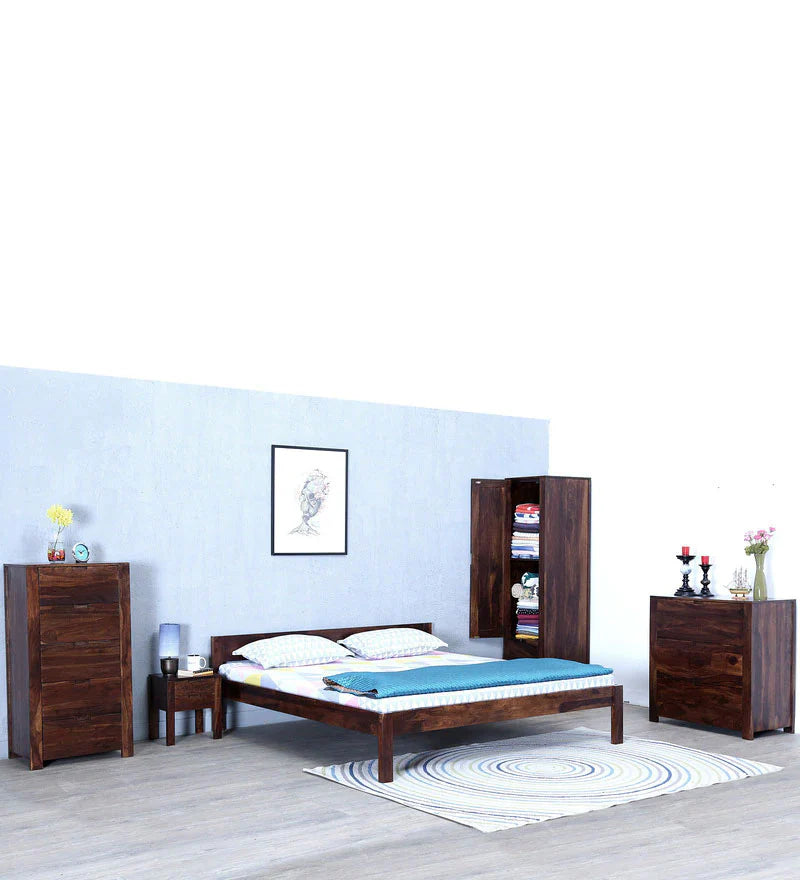 Udaipur Handicrafts Wood Bed Side Table