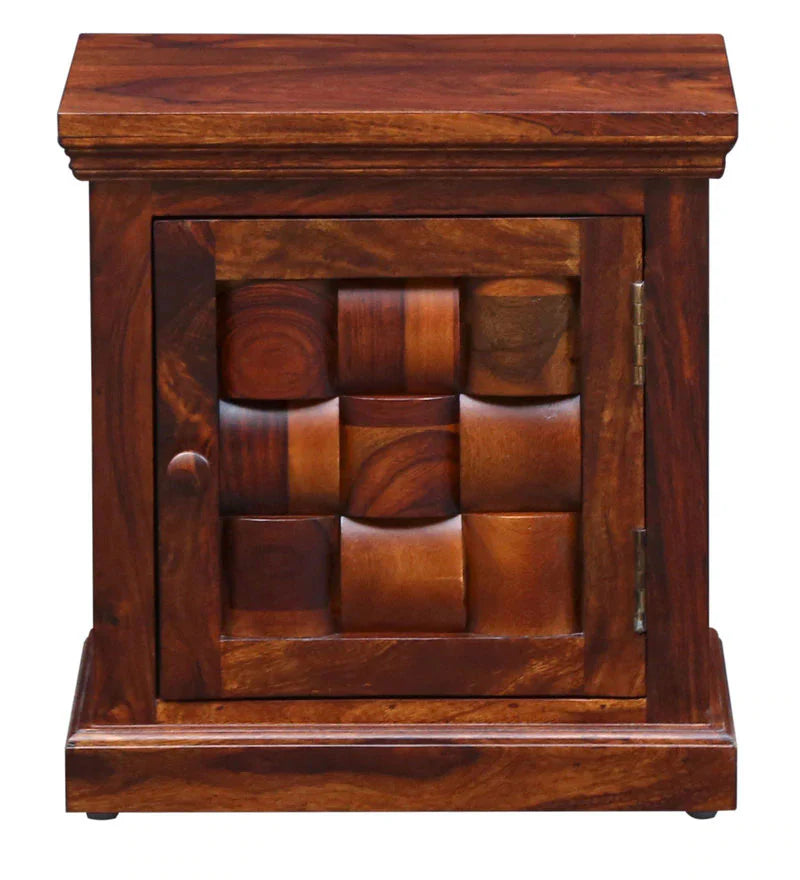 Udaipur Handicrafts Wood Bed Side Table