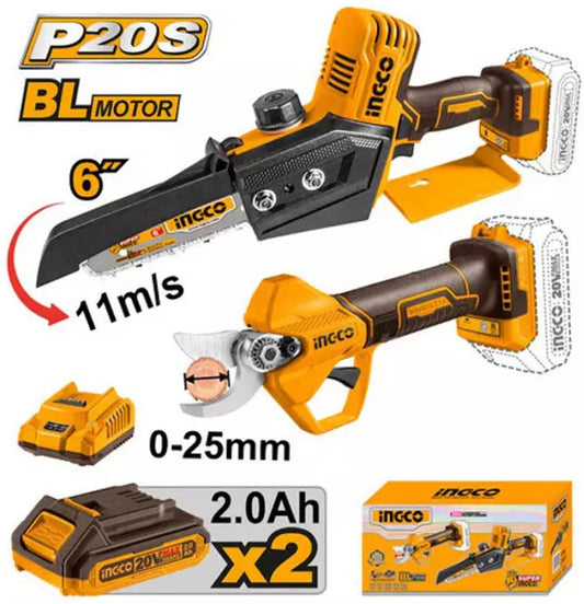 INGCO COSLI240306 Metal Gauge Power Shears (Cordless)