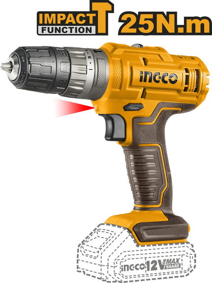 INGCO pact Cordless imdrill CIDLI1228