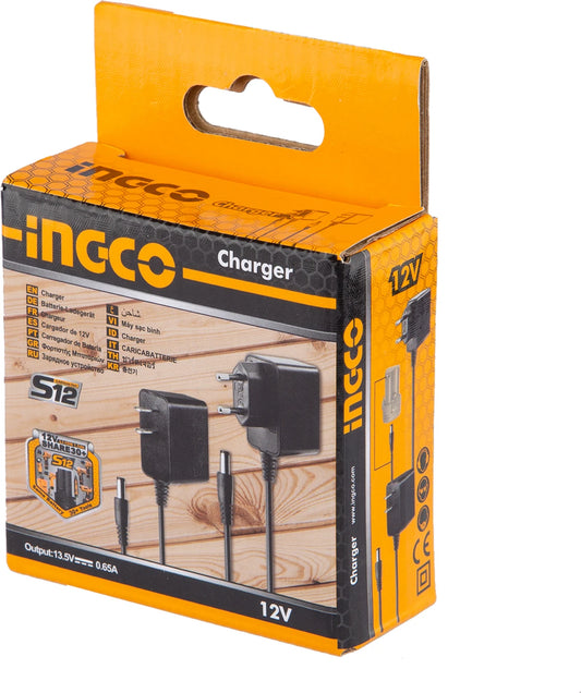 INGCO FCLI12071 Camera Battery Charger (Yellow)