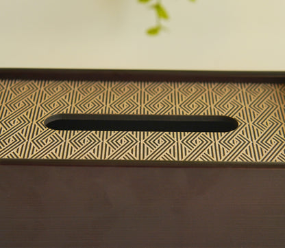 Udaipur Handicrafts Fiona Wooden Tissue Paper Holder