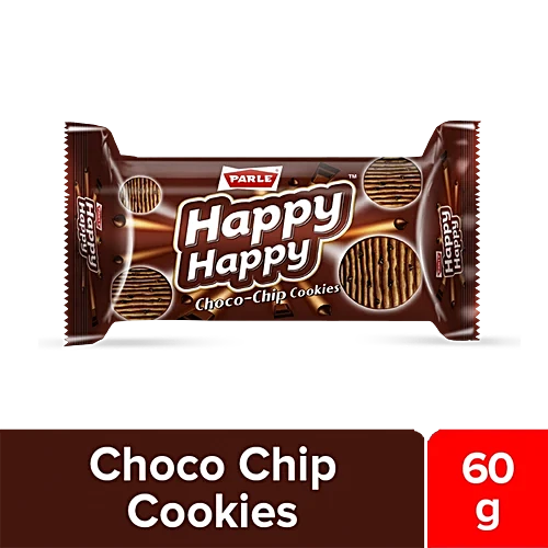 Parle Happy Happy Choco-Chip Cookies, 60 g