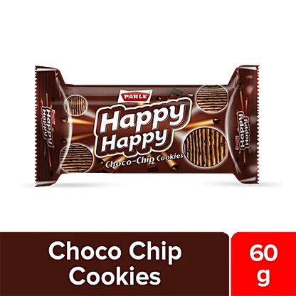 Parle Happy Happy Choco-Chip Cookies, 60 g