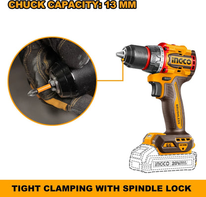 INGCO Compact Brushless Cordless Drill CDLI20668