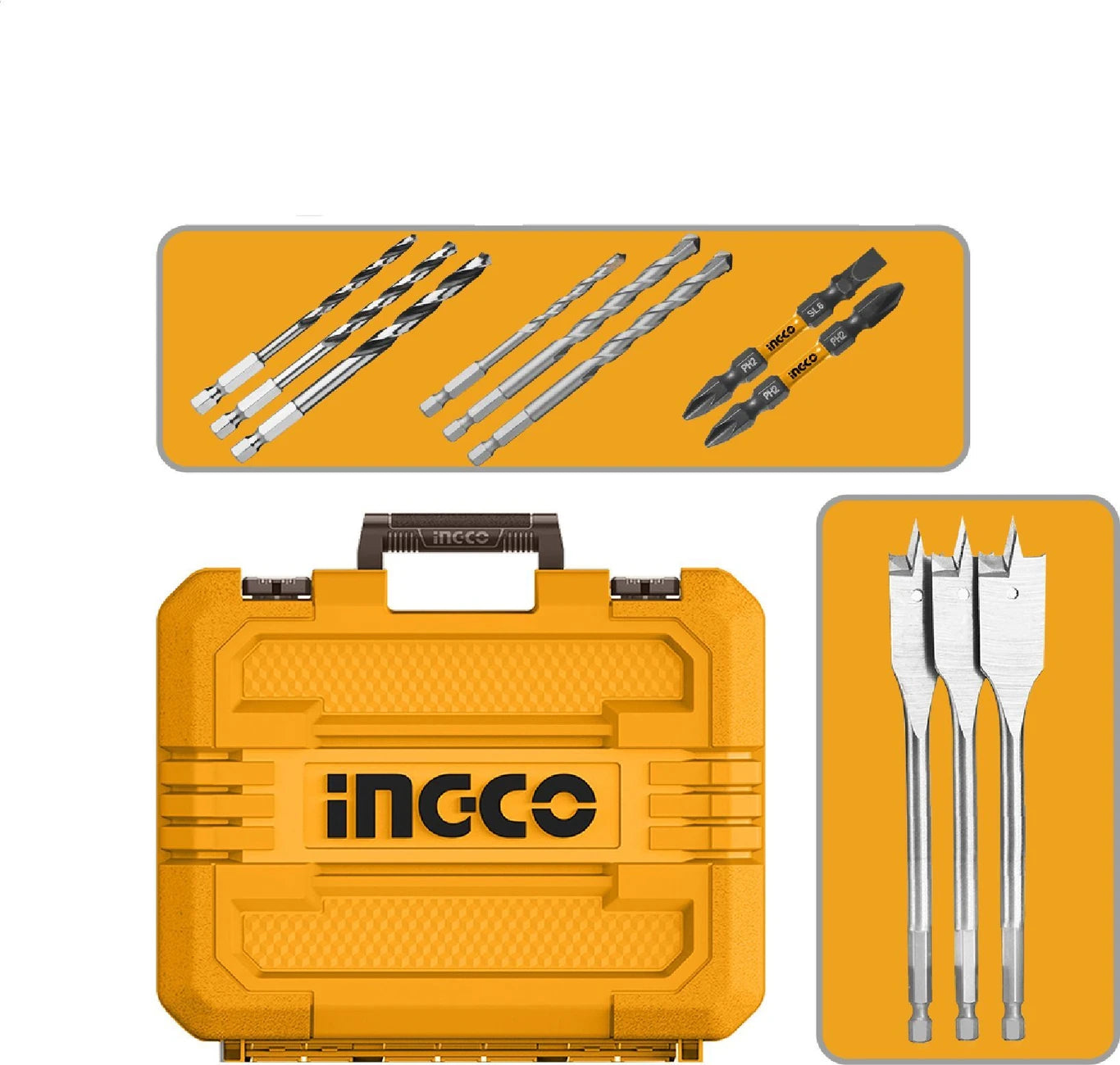 INGCO Brushless cordless impact drill CIDLI20868