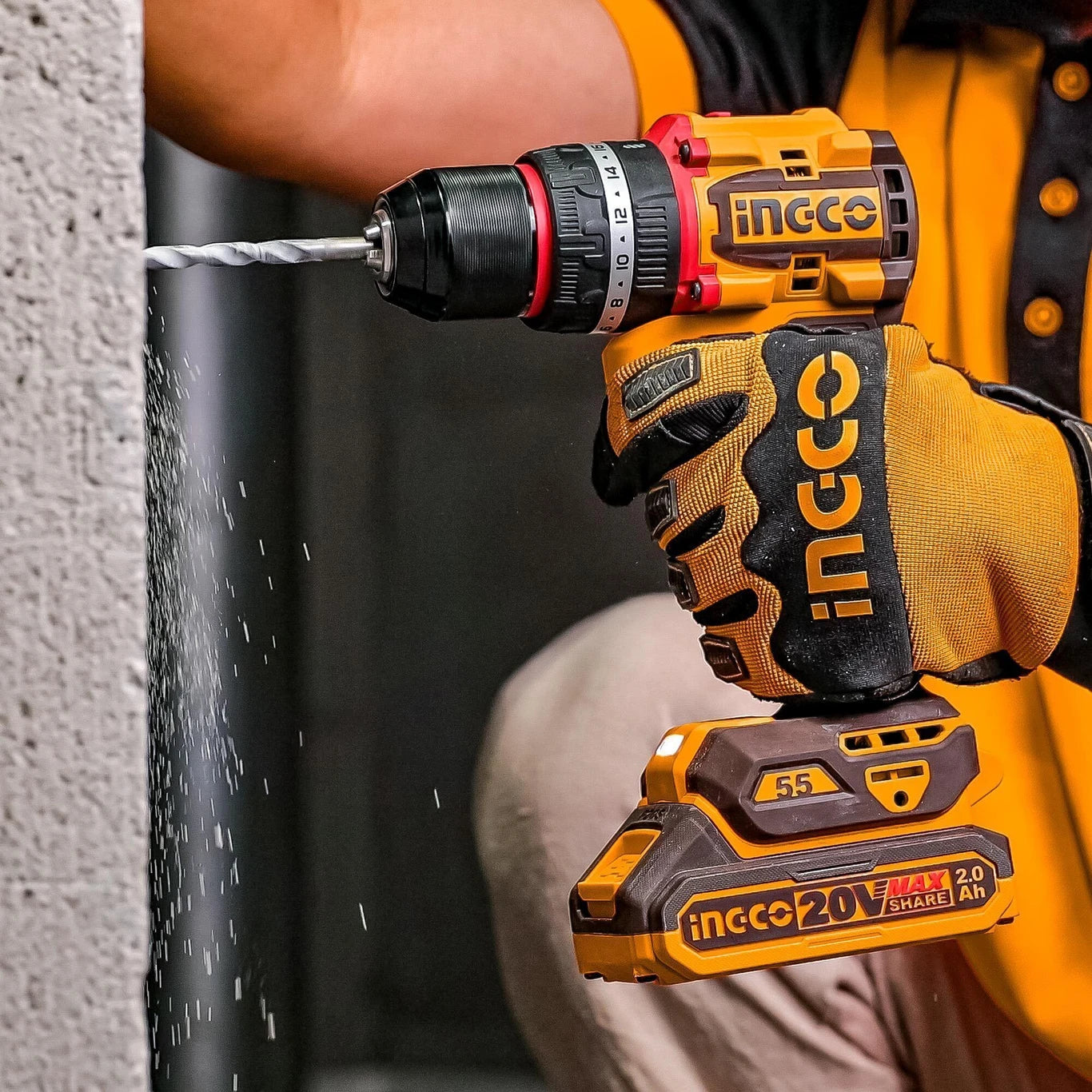 INGCO Compact Brushless Cordless Impact Drill CIDLI205581