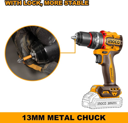 INGCO Compact Brushless Cordless Impact Drill CIDLI205581