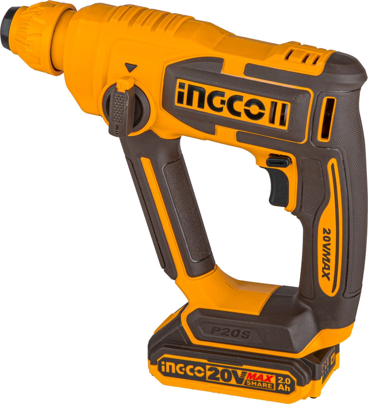 INGCO CRHLI20168 Rotary Hammer Drill (16 mm Chuck Size, 20 W)