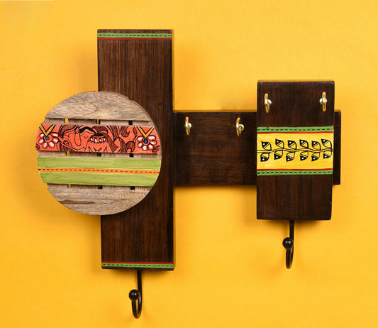 Udaipur Handicrafts Wood Art Key Holder