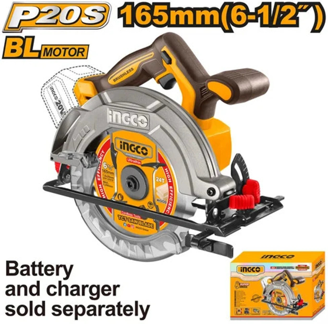 INGCO CSLI1652 Handheld Tile Cutter (20 W)