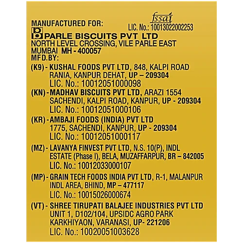 Parle G Gold Biscuits, 56.25 g