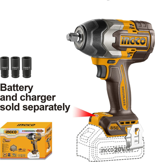 INGCO Cordless impact wrench CIWLI20851