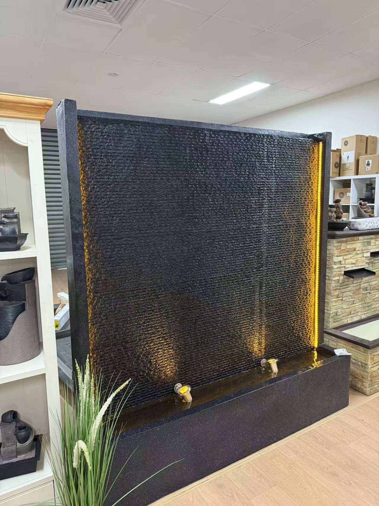 Udaipur Handicrafts Pure Black Granite fountain making