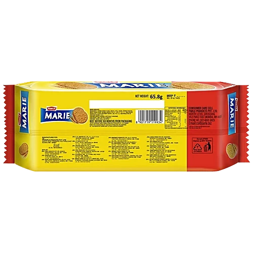 Parle Bakesmith Marie Biscuits, 65.8 g Pouch
