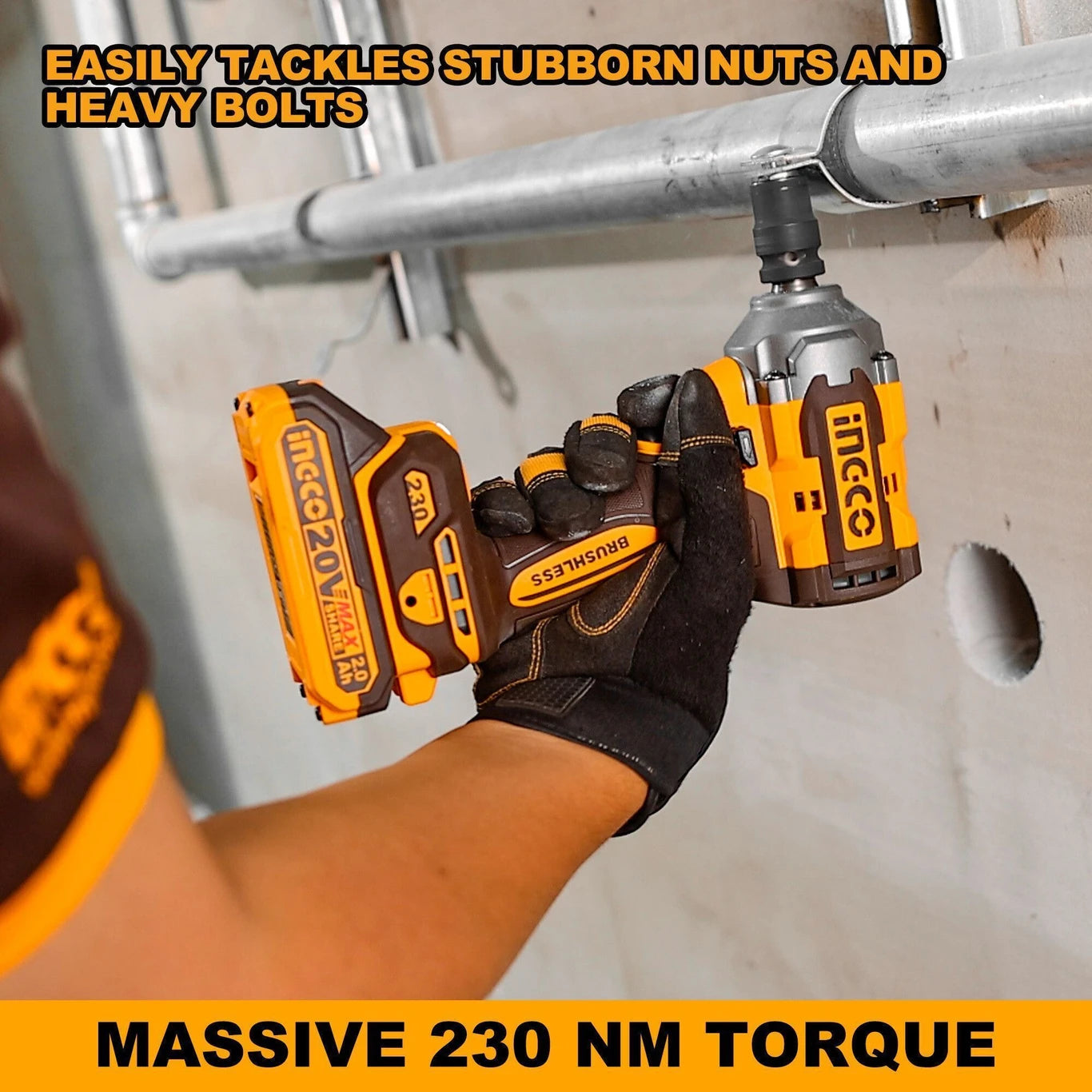INGCO Cordless impact driver&wrench CIWLI20236