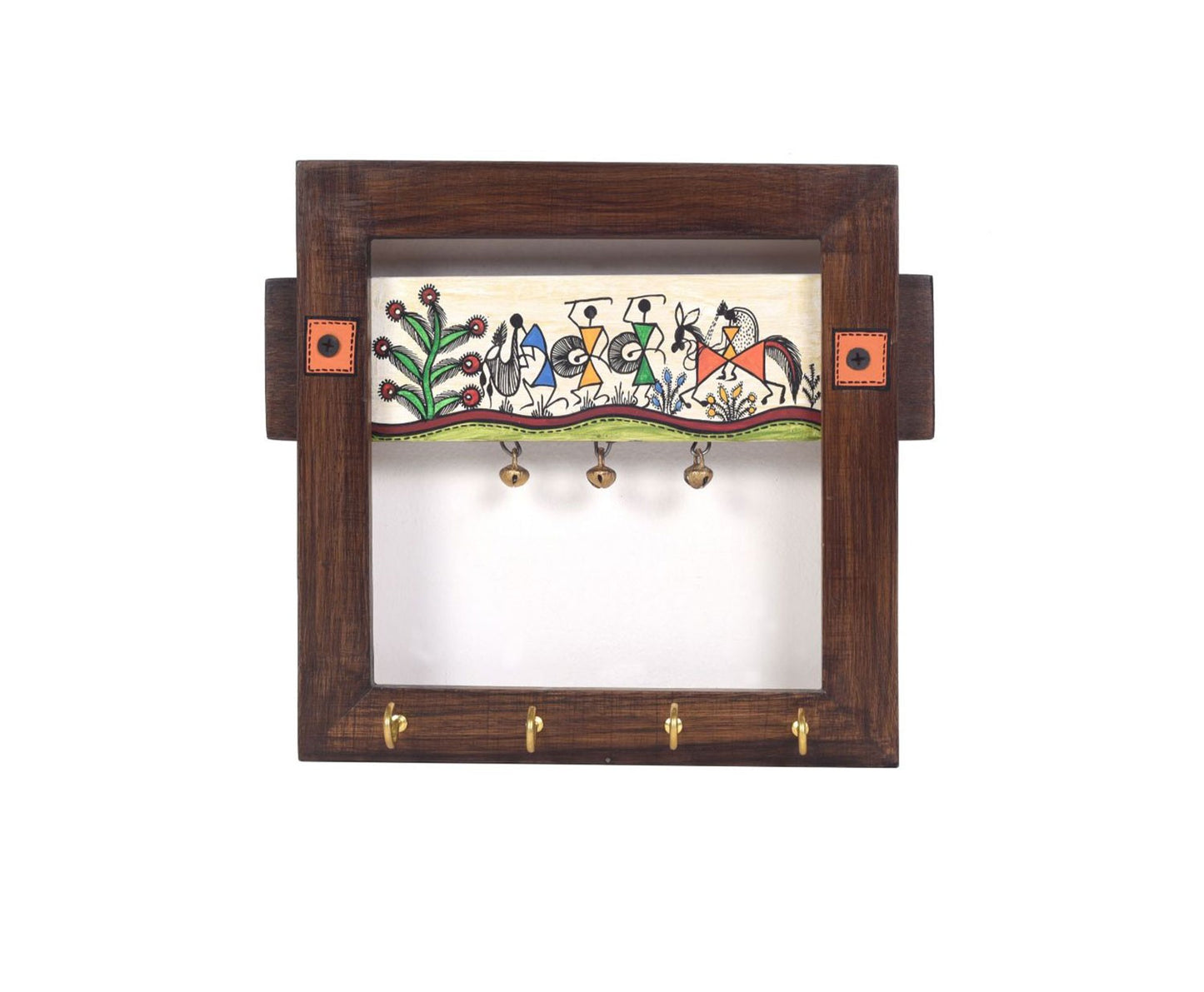 Udaipur Handicrafts Wood  Tribal Melodies Key Hanger